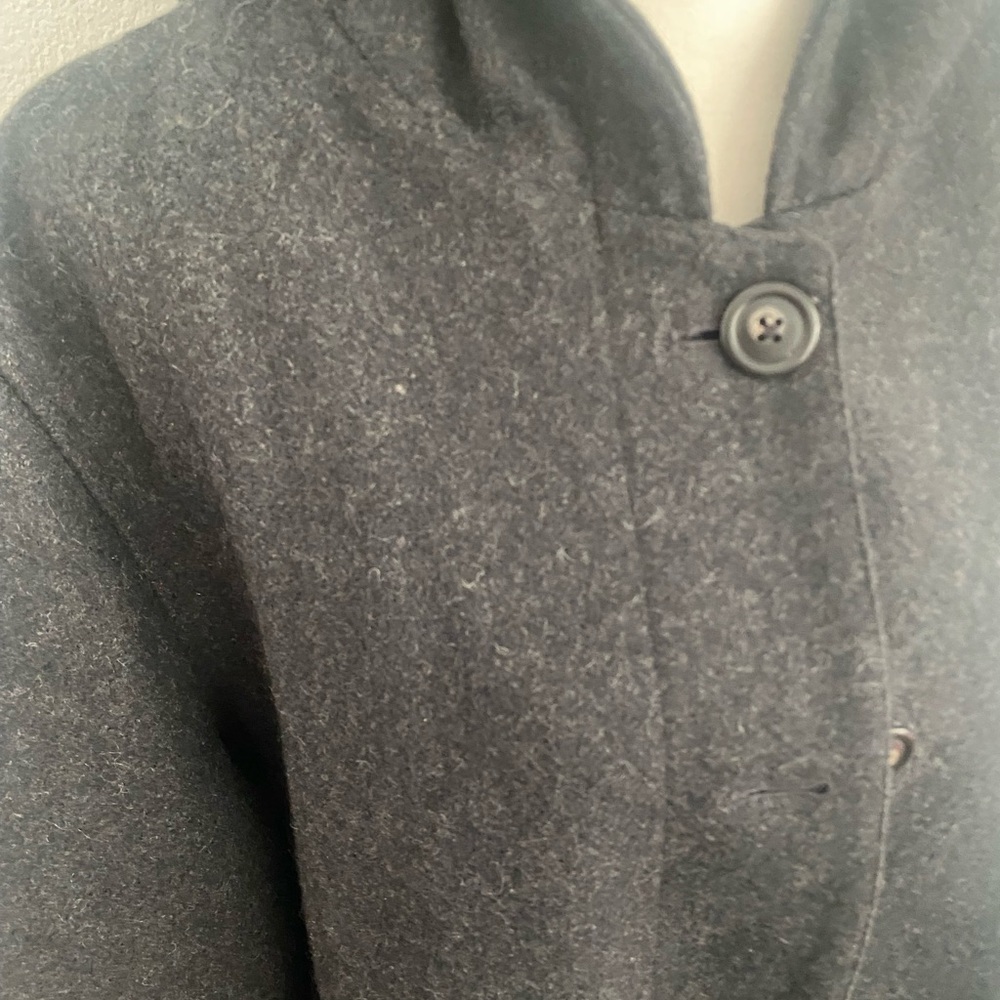 Gap Black Recycled Wool Coat - Picture 5 of 9
